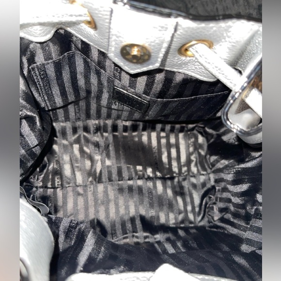 VICTORIA SECRET Mini Bucket Bag In Silver - Picture 14 of 15